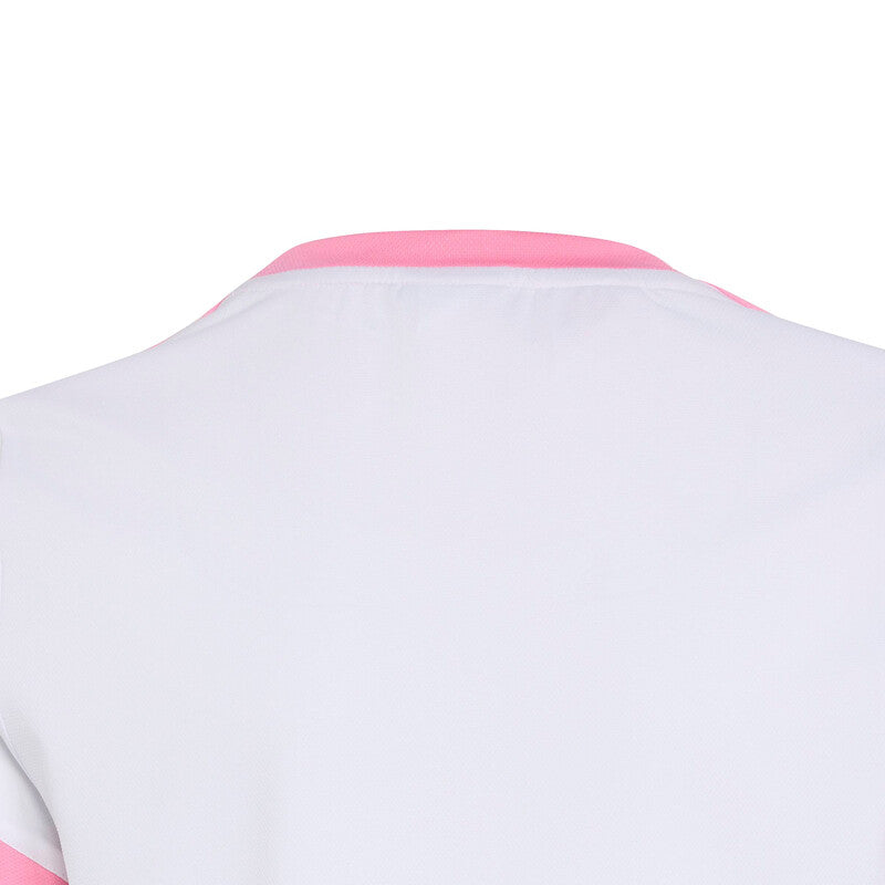 Adidas Girls' Classics Tee (White/Pink)