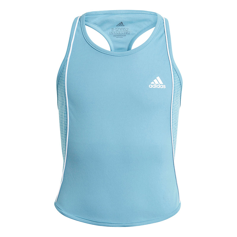 Adidas Girls Pop Up Tank (Blue)