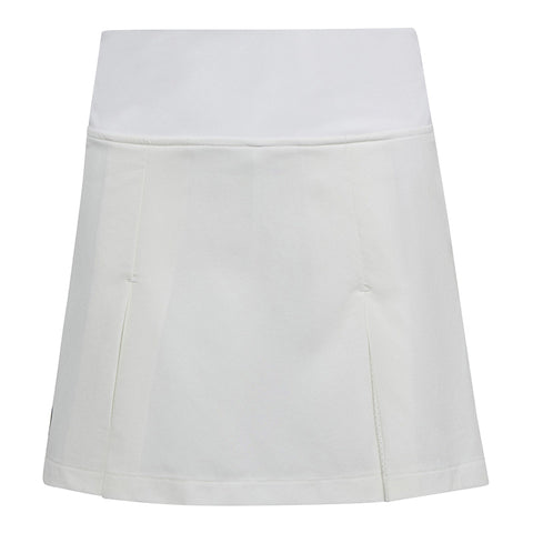 Adidas Girls Club Pleated Skirt (White)