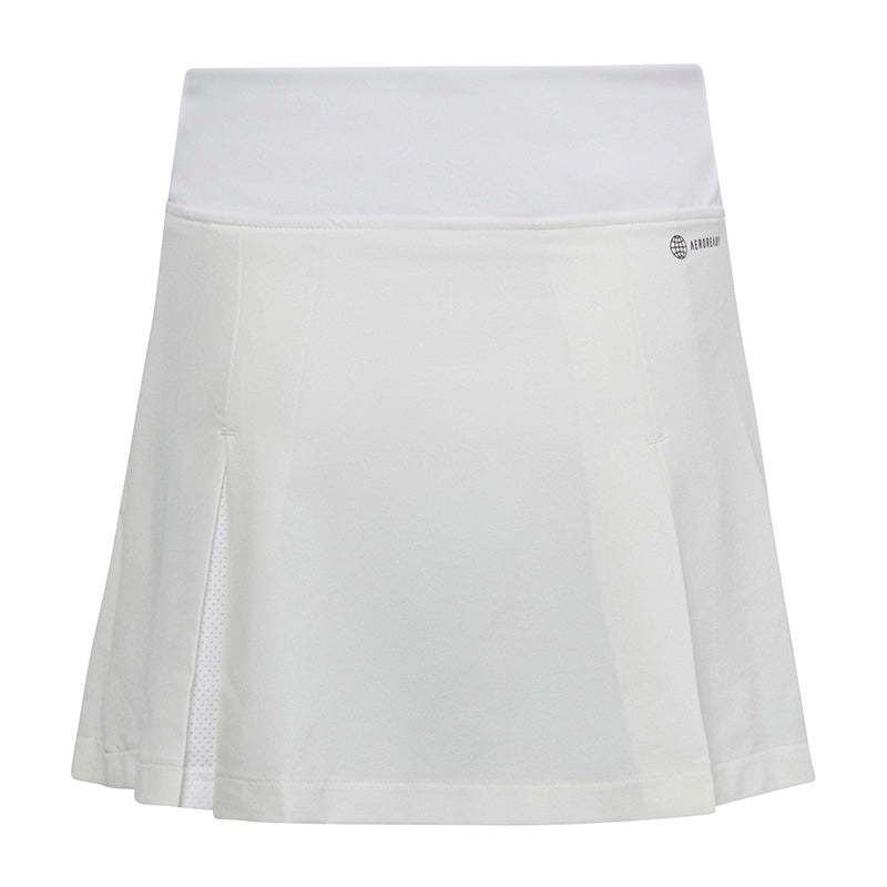 Adidas Girls Club Pleated Skirt (White)