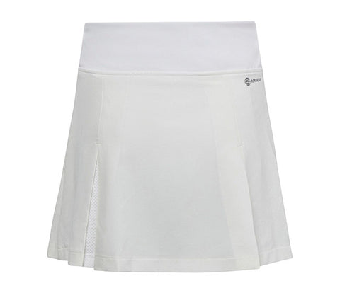 Adidas Girls Club Pleated Skirt (White)