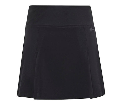 Adidas Girls Club Pleated Skirt (Black)