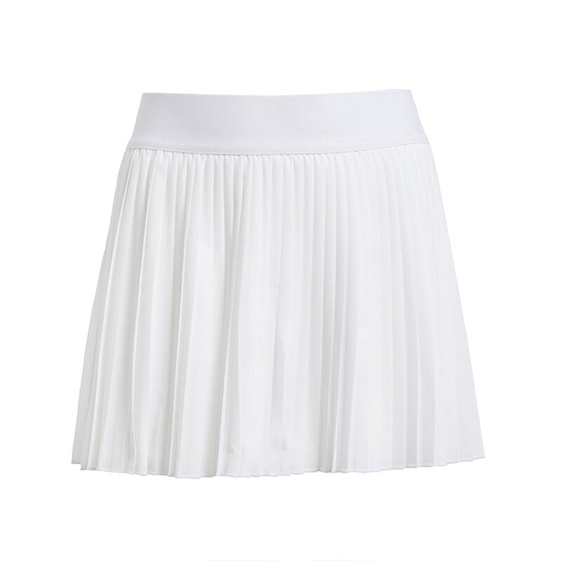 Adidas Girls' Club Pleated Skirt (White)