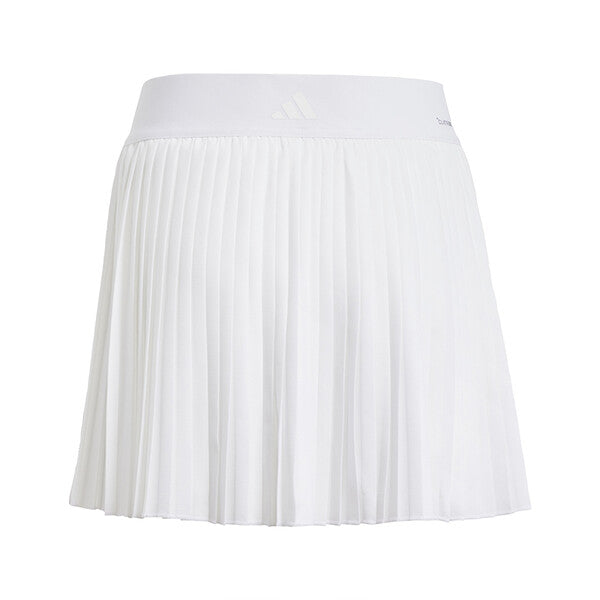 Adidas Girls' Club Pleated Skirt (White)