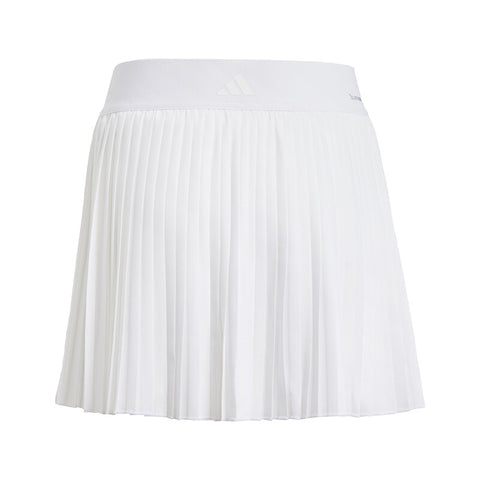 Adidas Girls' Club Pleated Skirt (White)