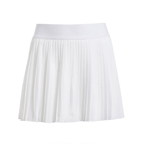 Adidas Girls' Club Pleated Skirt (White)
