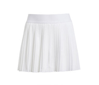 Adidas Girls' Club Pleated Skirt (White)