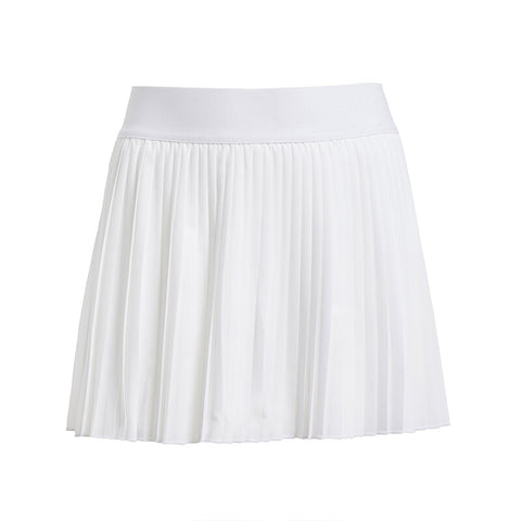 Adidas Girls' Club Pleated Skirt (White)