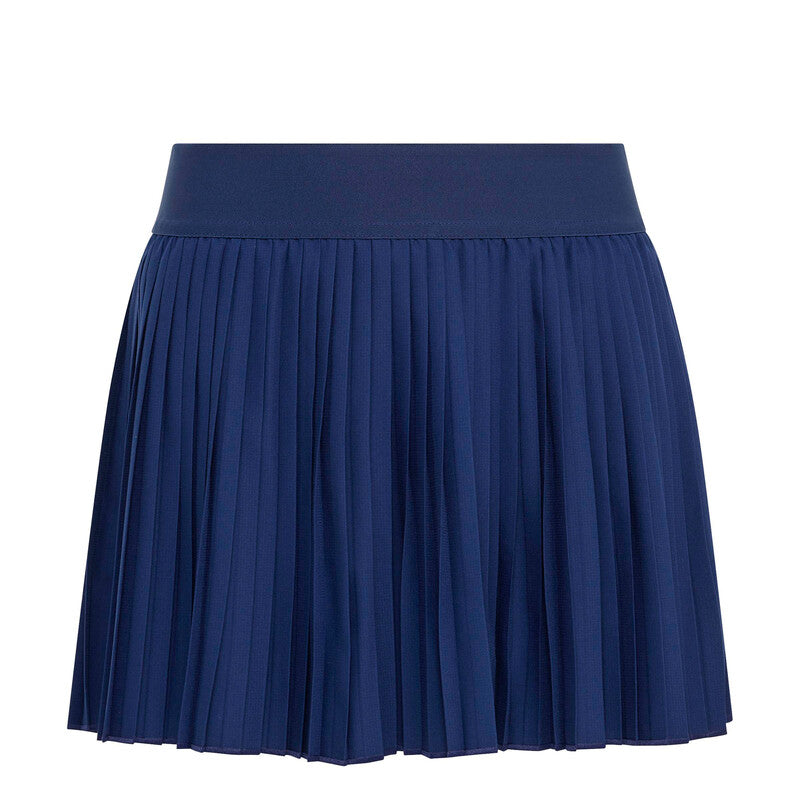 Adidas Girls' Club Pleated Skirt (Dark Blue)