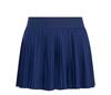 Adidas Girls' Club Pleated Skirt (Dark Blue)