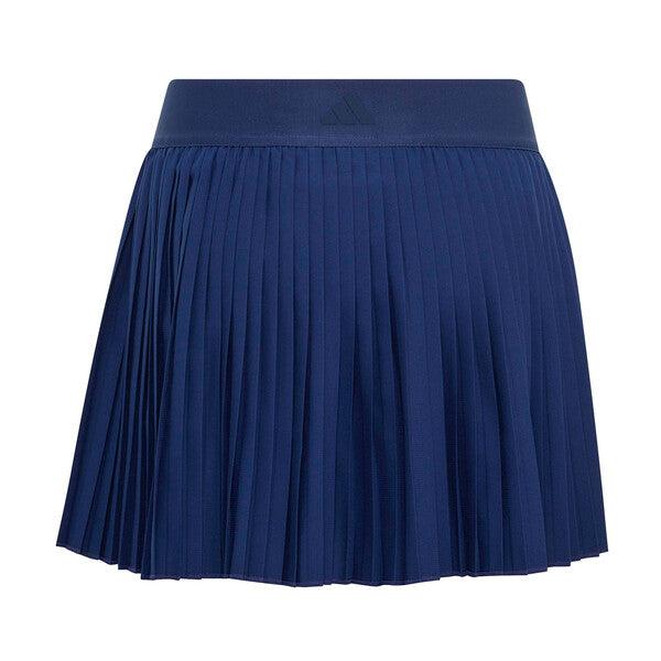 Adidas Girls' Club Pleated Skirt (Dark Blue)