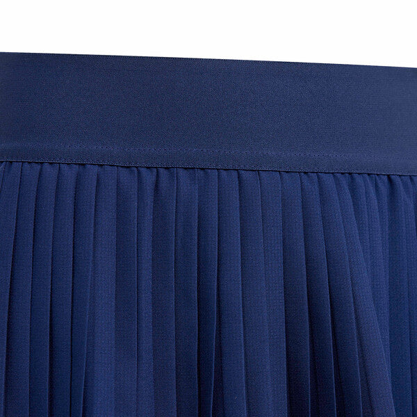 Adidas Girls' Club Pleated Skirt (Dark Blue)