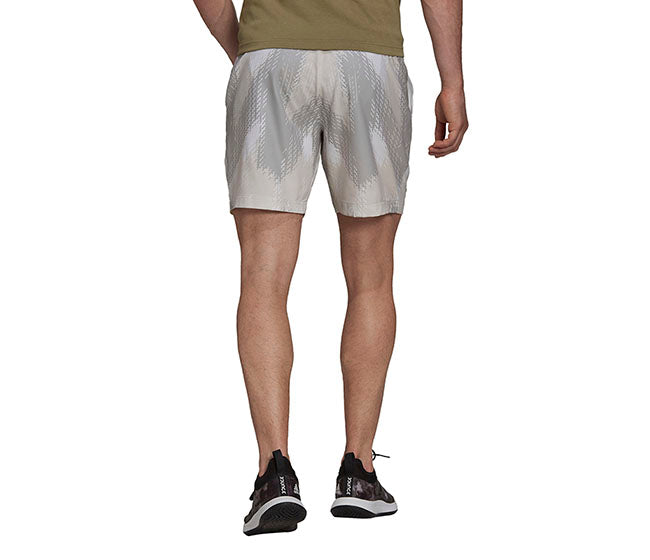 Adidas Printed Primeblue 7" Short (M) (White)