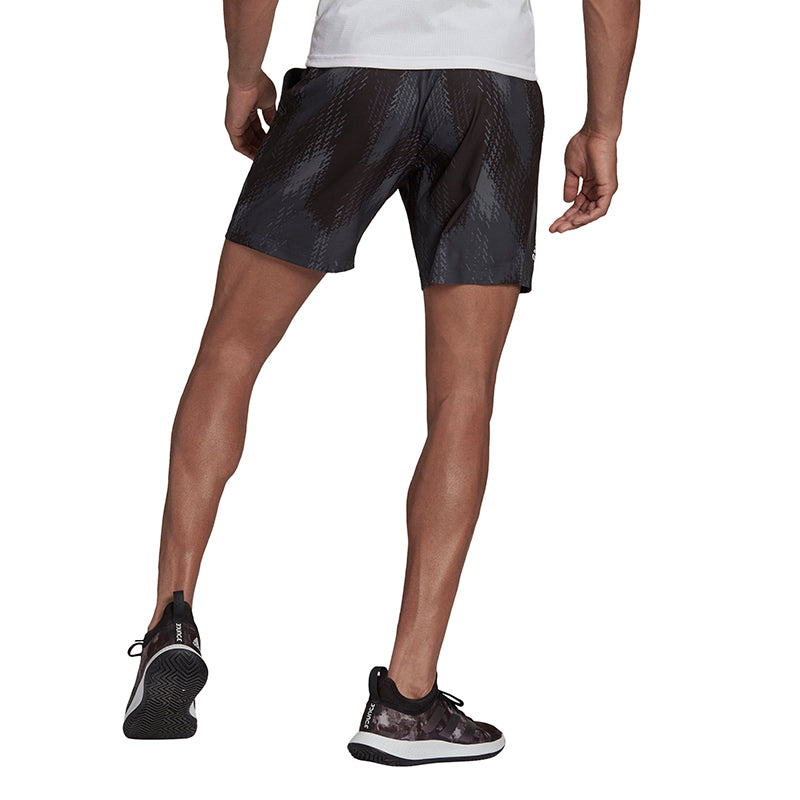 Adidas Printed Primeblue 7" Short (M) (Dark Grey)