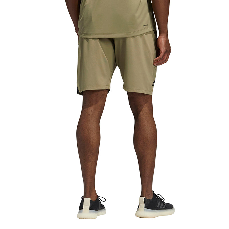 Adidas 3 Bar Short (M) (Olive)