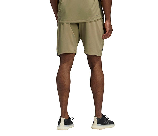 Adidas 3 Bar Short (M) (Olive)