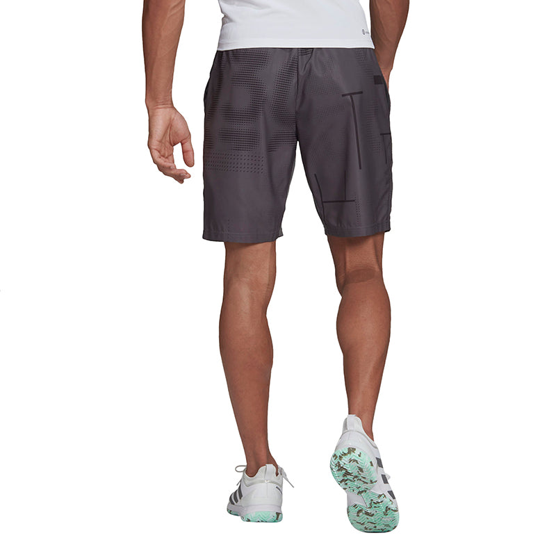 Adidas Club Graphic 9" Short (M) (Grey)