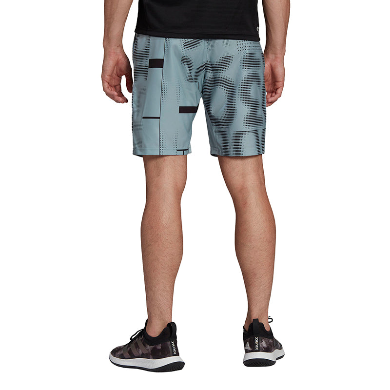 Adidas Club Graphic 9" Short (M) (Grey)