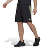Adidas Train Icons 9" Woven Short (M) (Black/Lime)