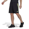 Adidas Train Icons 9" Woven Short (M) (Black/Lime)