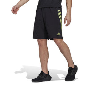 Adidas Train Icons 9" Woven Short (M) (Black/Lime)