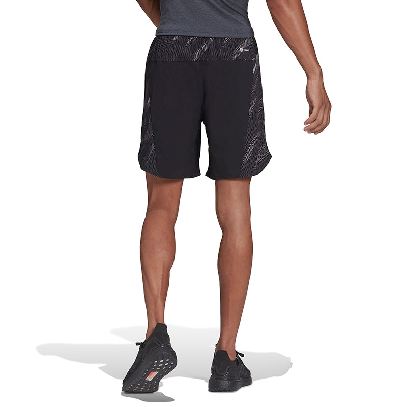 Adidas D4T All Over Print 9" Short (M) (Black)