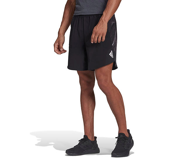 Adidas D4T All Over Print 9" Short (M) (Black)