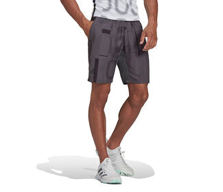 Adidas Club Graphic 7" Short (M) (Grey)