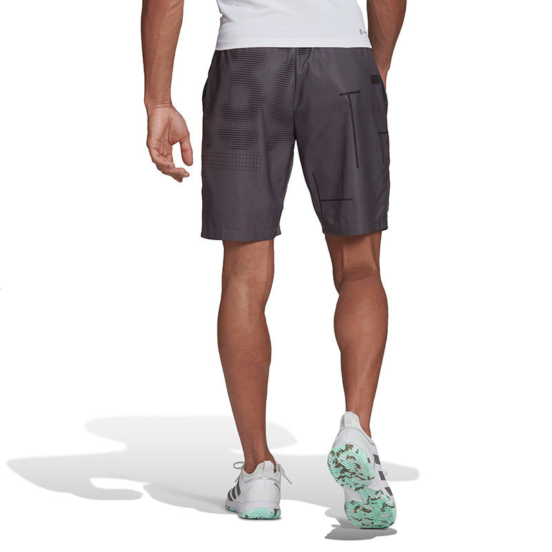 Adidas Club Graphic 7" Short (M) (Grey)