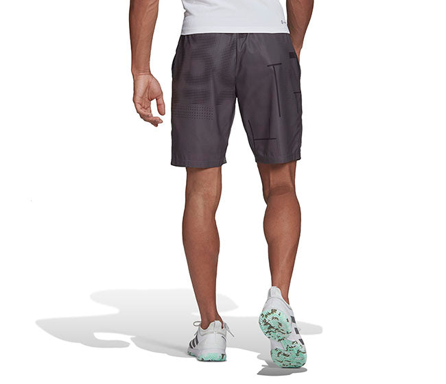 Adidas Club Graphic 7" Short (M) (Grey)