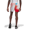 Adidas Melbourne Printed 7" Short (M) (White/Red)