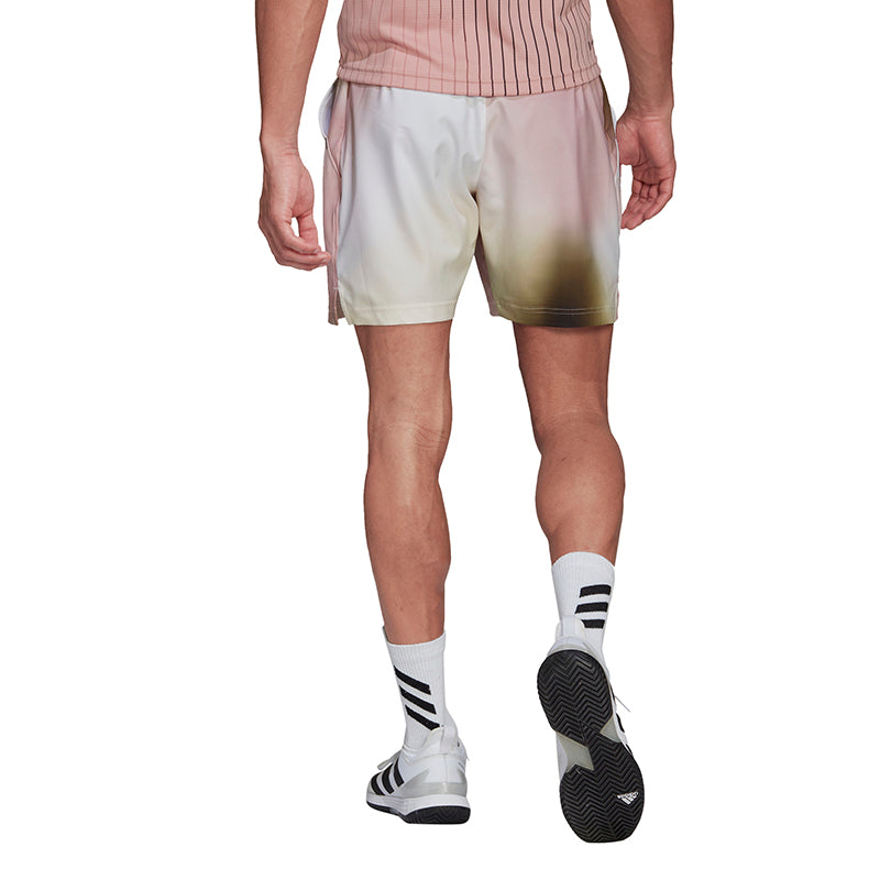 Adidas Melbourne Printed 7" Short (M) (White/Black)