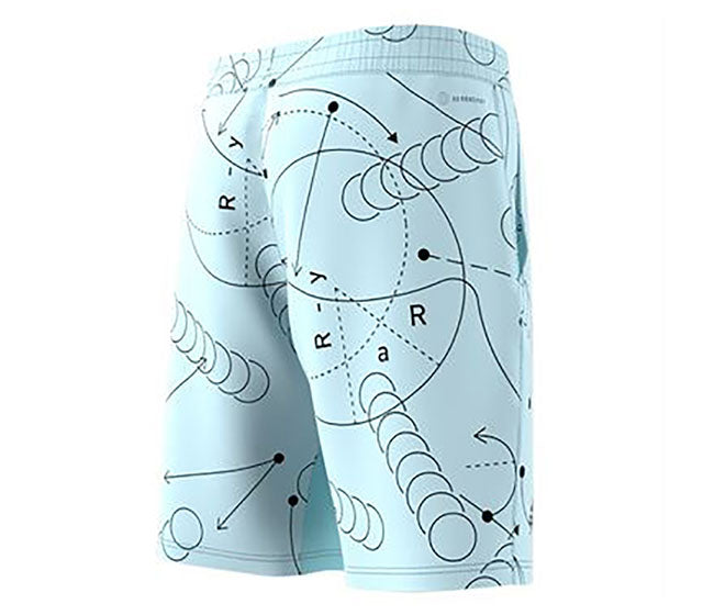 Adidas Club Graphic 9" Short (M) (Light Blue)