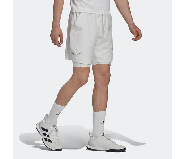 Adidas London 2-In-1 Short 7" (M) (White)