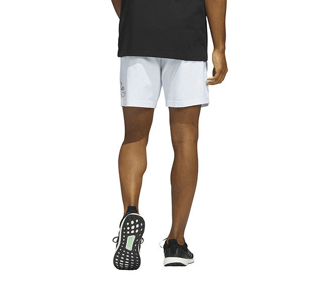 Adidas Americana Graphic 10" Short (M) (White)
