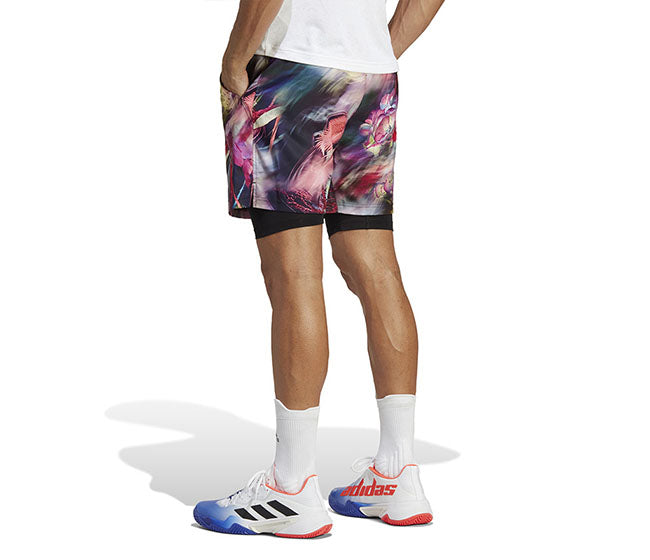 Adidas Melbourne Ergo Printed 7" Short (M) (Multicolor)