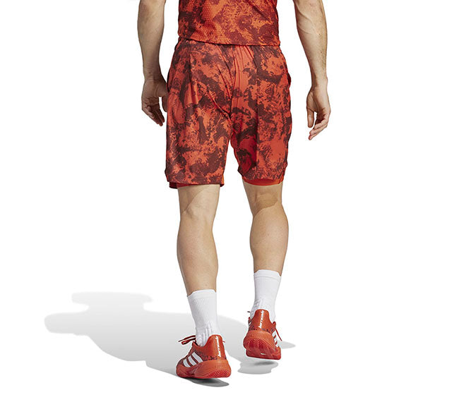 Adidas Paris 2-In-1 Short (M) (Preloved Red)