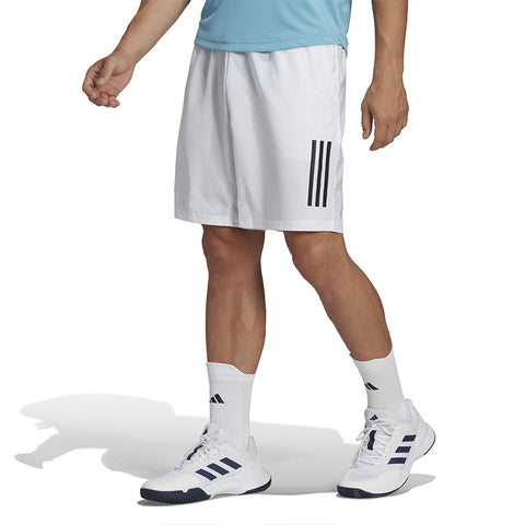 Adidas Club 3 Stripe 7" Short (M) (White)