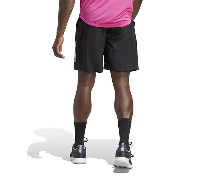 Adidas Club 3 Stripe 9" Short (M) (Black)