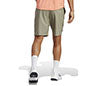 Adidas Club 3 Stripe 9" Short (M) (Silver Pebble)