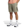 Adidas Club 3 Stripe 9" Short (M) (Silver Pebble)