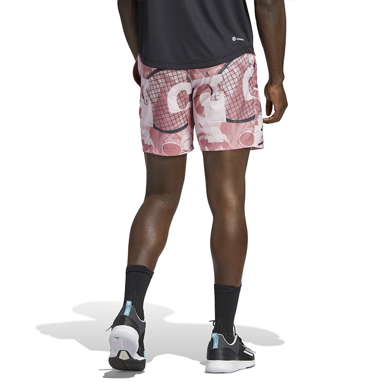 Adidas Club Graphic 7" Short (M) (Clear Pink)