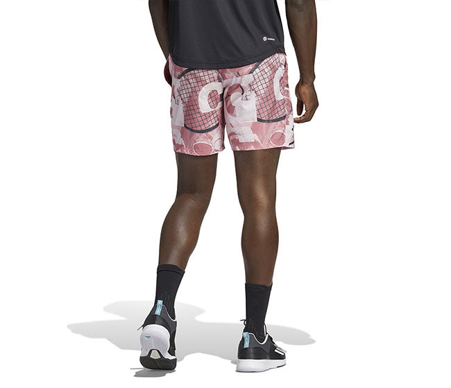 Adidas Club Graphic 7" Short (M) (Clear Pink)