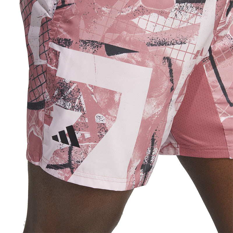 Adidas Club Graphic 7" Short (M) (Clear Pink)