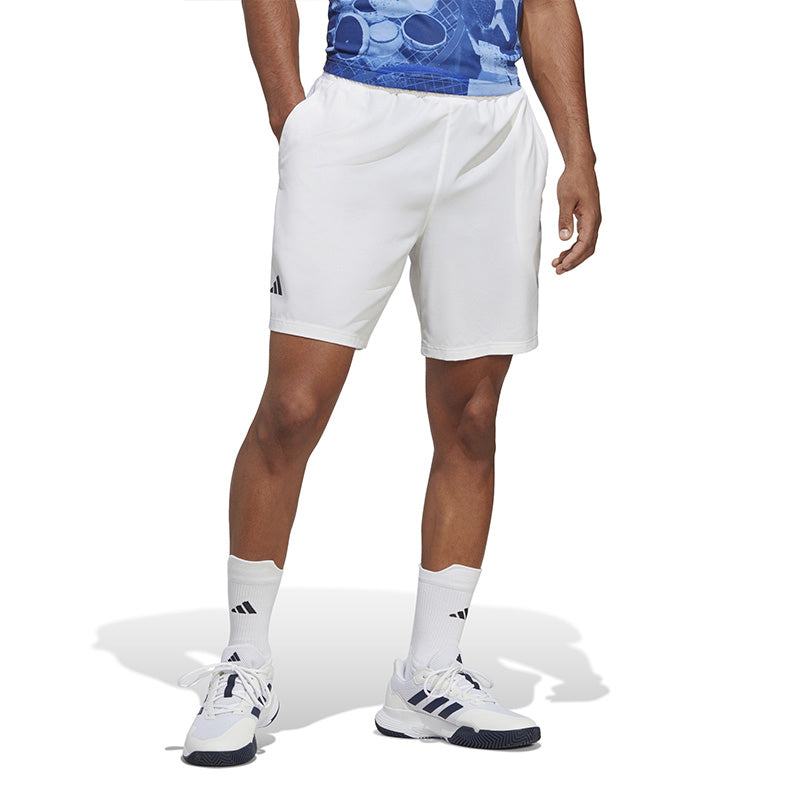 Adidas Club Stretch Woven 7" Short (M) (White)