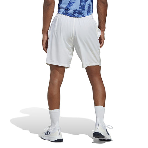 Adidas Club Stretch Woven 7" Short (M) (White)