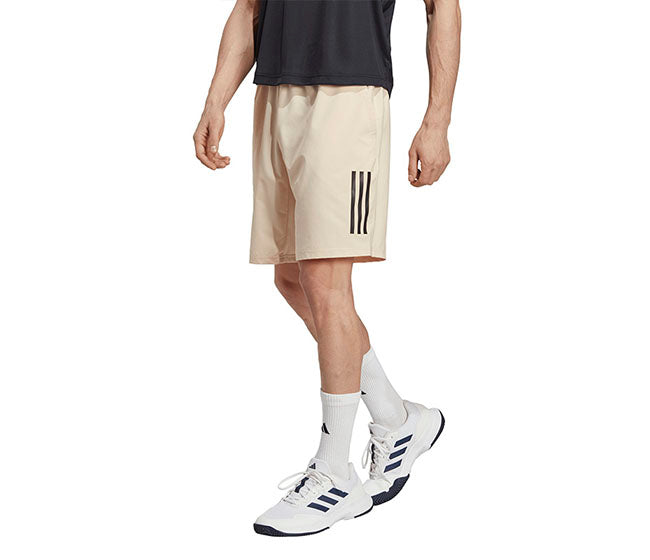 Adidas Club 3 Stripe 9" Short (M) (Sand Strata)