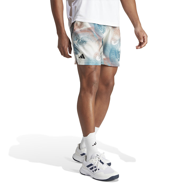 Adidas Printed Ergo Pro Short (M) (White)