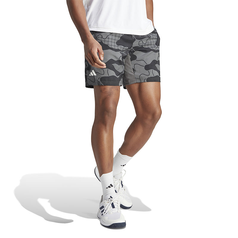 Adidas Club Graphic 7" Short (M) (Grey)