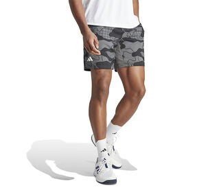 Adidas Club Graphic 7" Short (M) (Grey)